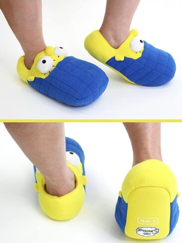 The Simpsons Womens Plush Marge Simpson Face Slippers - Novelty 3D Cartoon Cushioned Slippers in Saudi Arabia