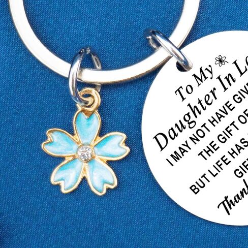 ichrati Daughter in Law Gift from Mother in Law, Christmas Womens Stocking Stuffers for Adults Keychain, Wedding Day Gifts for Daughter in Law, Daughter-in-Law Gifts for Birthday from Mom-in-law in Saudi Arabia