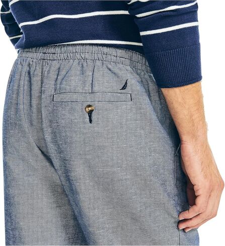 Nautica Men's Classic Fit Drawstring Linen Pant in Saudi Arabia