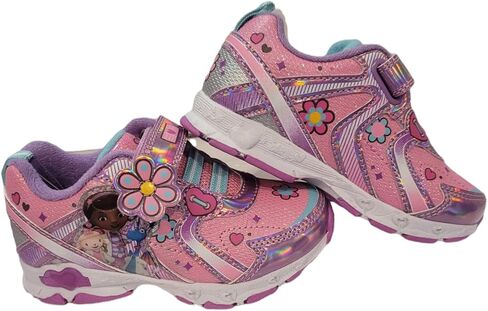 Disney Doc McStuffins Girl's Lighted Athletic Sneaker (Toddler/Little Kid) in Kuwait