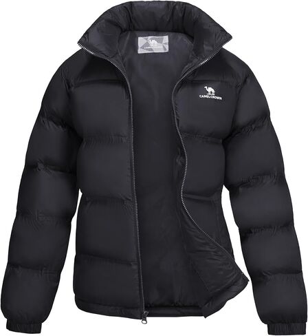 CAMELSPORTS Women's Thickened Down Jacket Oversized Lightweight Down Coat Warm Winter Coats Zip Insulated Puffer Jacket II in Kuwait