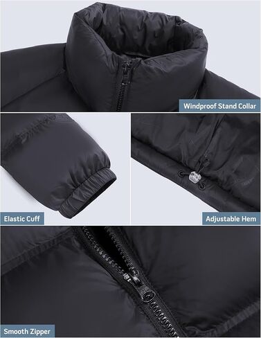 CAMELSPORTS Women's Thickened Down Jacket Oversized Lightweight Down Coat Warm Winter Coats Zip Insulated Puffer Jacket II in Kuwait