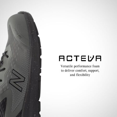حذاء New Balance الرجالي Composite Toe Logic Industrial، رمادي رائع/أسود SD، عرض 10.5 in Saudi Arabia