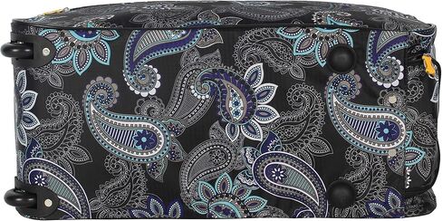 LUCAS Designer Carry On Luggage Collection - Lightweight Pattern 22 Inch Duffel Bag- Weekender Overnight Business Travel Suitcase with 2- Rolling Spinner Wheels (Paisley Peacock) in Saudi Arabia