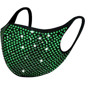 BELICEY Glitter Rhinestone Masquerade Face Covering Rhinestones Face Masck for Women and Girls in Kuwait