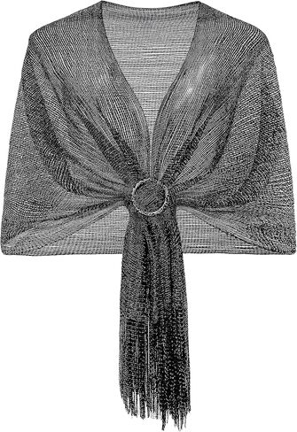 BABEYOND Shawl Wraps for Women - Sparkling Shawls and Wraps with Buckle suitable for Evening Party Dresses Wedding Party in Kuwait