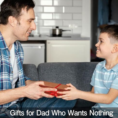 NANOOER هدايا الأب من ابن الابنة، هدايا للأب الذي لا يريد شيئًا، عيد ميلاد فريد من نوعه للأب الأب بالتبني، أفضل هدايا للأب على الإطلاق، صينية خادم من جلد البولي يوريثان in Kuwait