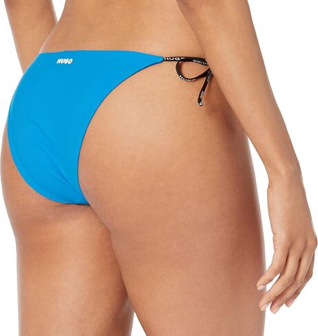 HUGO Women's Standard Contrast Logo Slim Fit Bikini Bottom with Adjustable Side Ties in Saudi Arabia
