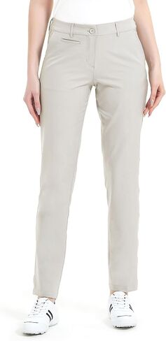 Lesmart Womens Pants Golf Stretch Lightweight Breathable Quick Dry Work Ladies Golf Pants with Pockets in Saudi Arabia