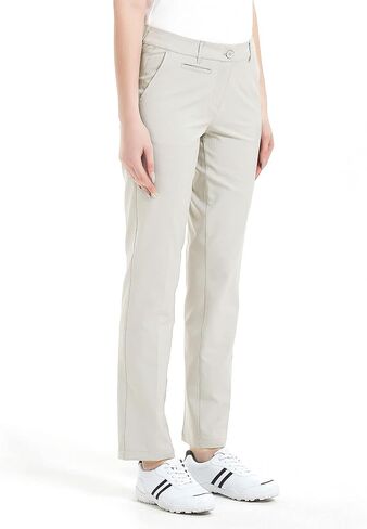 Lesmart Womens Pants Golf Stretch Lightweight Breathable Quick Dry Work Ladies Golf Pants with Pockets in Saudi Arabia