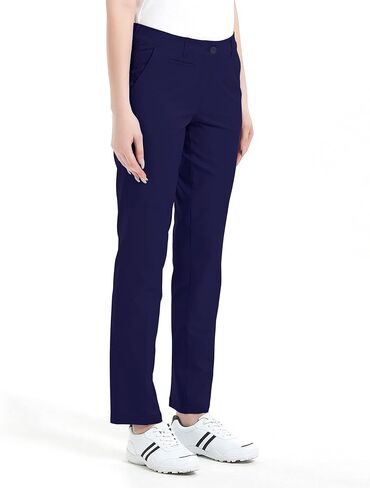 Lesmart Womens Pants Golf Stretch Lightweight Breathable Quick Dry Work Ladies Golf Pants with Pockets in Saudi Arabia