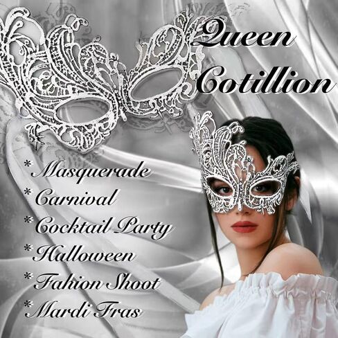 قناع تنكر نسائي من ARK Survivor لحفلات Mardi Gras Masquerade Gala Halloween فستان رسمي للحفلات التنكرية in Saudi Arabia