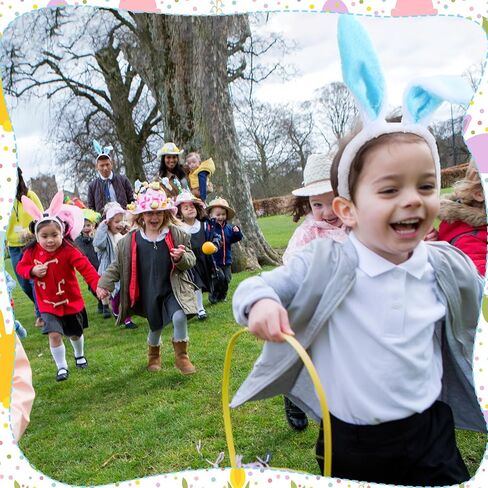 36 Pcs Easter Bunny Ears Headband Cute Plush Rabbit Ears Hairbands Bunny Costume for Adult Kids Easter Party Favors in Kuwait
