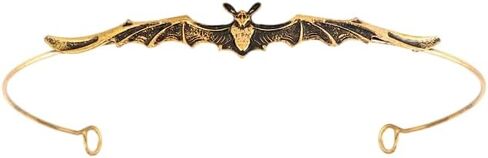 YOVECATHOU Forehead Bat Metal Slim Halloween Headband Hoop Hair Tiara Crown For Men Women Cosplay Party Birthday Prom (Silver) in Kuwait