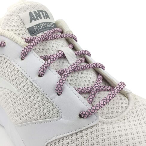 VASGO Sport Round Shoe Laces Reflective, for Sport/Casual/Trainer Sneaker [10 Different Lengths Thick 12 Colors] in Saudi Arabia