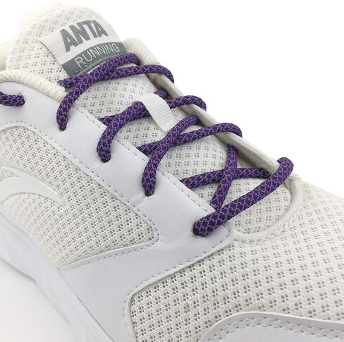 VASGO Sport Round Shoe Laces Reflective, for Sport/Casual/Trainer Sneaker [10 Different Lengths Thick 12 Colors] in Saudi Arabia