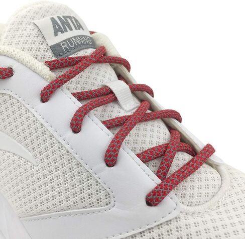 أربطة أحذية رياضية مستديرة من VASGO عاكسة للضوء، للرياضة/الكاجوال/أحذية رياضية للمدرب [10 أطوال مختلفة سميكة 12 لونًا] in Kuwait