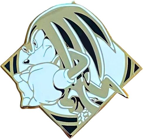 Zen Monkey Studios x Sonic Hedgehog Limited Edition 10th Anniversary Series: Knuckles Collectible Pin, Zinc, no gemstone in Saudi Arabia