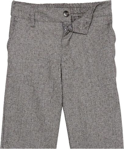 Isaac Mizrahi Slim Fit Boy's Solid Tweed Vest, Shirt, Bowtie, and Pant Set in Saudi Arabia