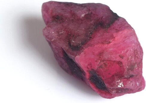 GEMHUB Natural Red Ruby 34.50 Ct. Certified Mineral Rock Rough Ruby Healing Energy Crystal Gem DR-740 in Saudi Arabia