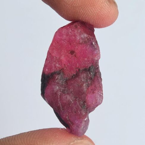 GEMHUB Natural Red Ruby 34.50 Ct. Certified Mineral Rock Rough Ruby Healing Energy Crystal Gem DR-740 in Saudi Arabia