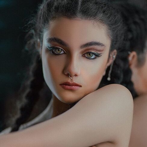 CASSIECA 18G 16G حلقات الأنف الفولاذية الجراحية هوب الفرس الحاجز خواتم للنساء الرجال تشيكوسلوفاكيا أوبال الغضروف هوب أقراط هيليكس دايث روك الشفاه محارة هوب الجسم ثقب المجوهرات 8 مم 10 مم in Kuwait