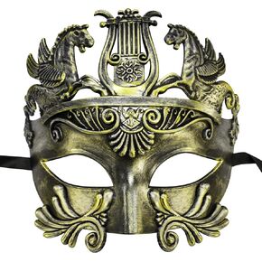 قناع تنكر Thmyo، قناع كرة حفلة الهالوين البلاستيكي الروماني اليوناني in Kuwait