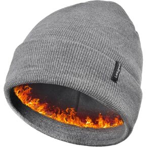 Lesgrod Beanie Hats for Men Women Winter Knitted Caps Soft Warm Ski Hat Unisex in Kuwait