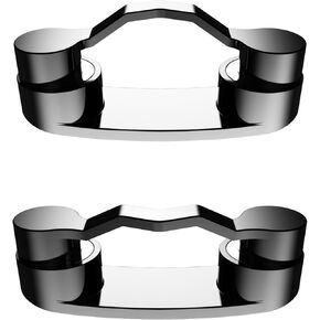 حامل النظارات المغناطيسي من wisamic باللون الأسود قطعتين، بكرة حامل شارة مغناطيسية، حامل نظارات شمسية يحمل علامة الاسم وحامل النظارات، هدايا للأطفال المسنين والمحامين والممرضات والمجموعات المهنية in Kuwait