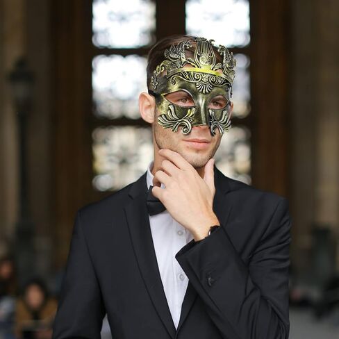 قناع تنكر Thmyo، قناع كرة حفلة الهالوين البلاستيكي الروماني اليوناني in Kuwait