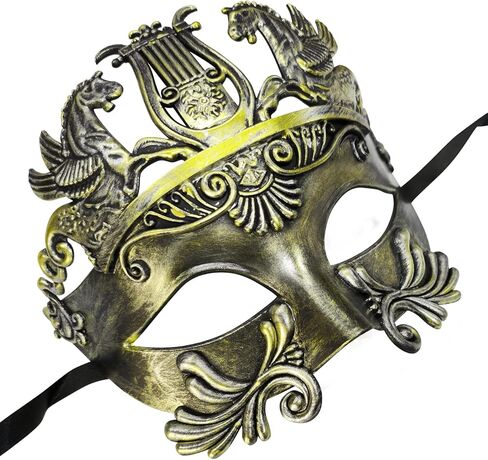 قناع تنكر Thmyo، قناع كرة حفلة الهالوين البلاستيكي الروماني اليوناني in Kuwait