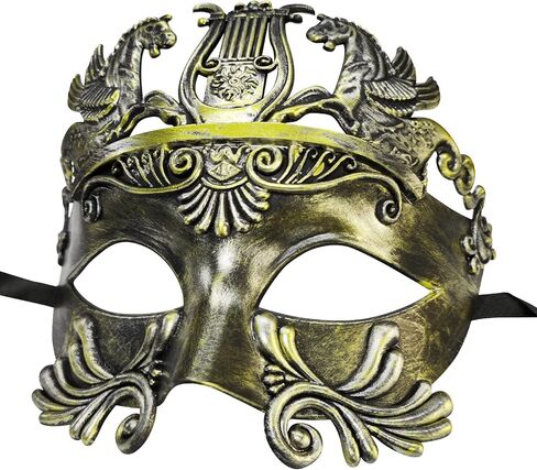 قناع تنكر Thmyo، قناع كرة حفلة الهالوين البلاستيكي الروماني اليوناني in Kuwait