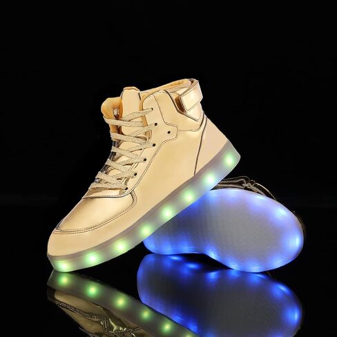 أحذية Soofylia للأطفال المضيئة عالية الجودة وقابلة لإعادة الشحن وأحذية رياضية للرقص للجنسين in Kuwait