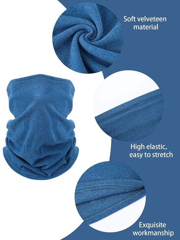 غطاء رقبة حراري من الصوف مناسب للجنسين من 6 قطع من غطاء للرقبة مناسب للطقس البارد in Kuwait