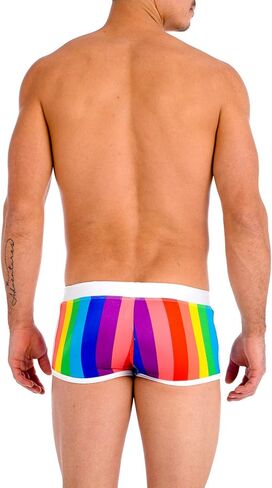 Gary Majdell Sport Men's Contrast Boxer Brief Swimsuit in Kuwait