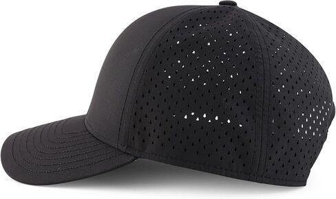 Trendy Apparel Shop Oversize XXL Laser Cut Holes Back Performance Snapback Ball Cap in Saudi Arabia