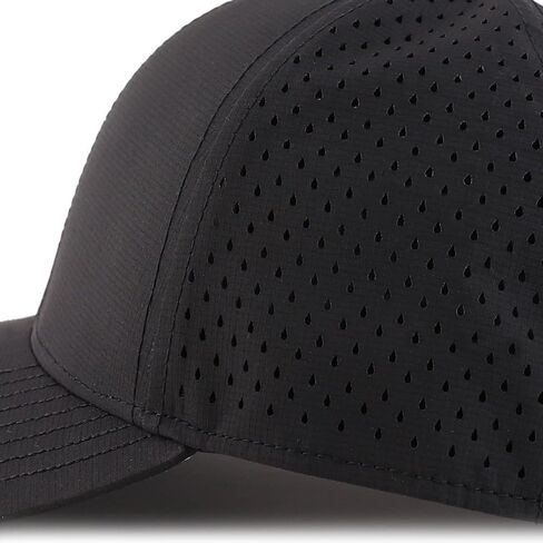 Trendy Apparel Shop Oversize XXL Laser Cut Holes Back Performance Snapback Ball Cap in Saudi Arabia