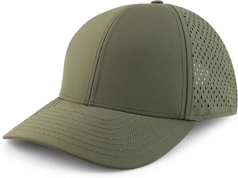 Trendy Apparel Shop Oversize XXL Laser Cut Holes Back Performance Snapback Ball Cap in Saudi Arabia