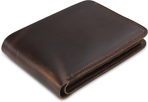 Secret Felicity Men’s Genuine Leather Bifold Wallet,Entirely Handmade (SF1001) in Saudi Arabia