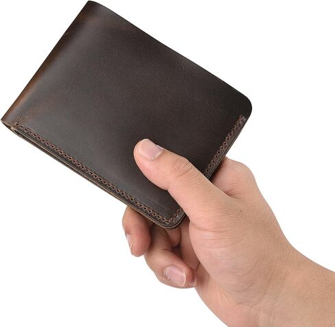 Secret Felicity Men’s Genuine Leather Bifold Wallet,Entirely Handmade (SF1001) in Saudi Arabia