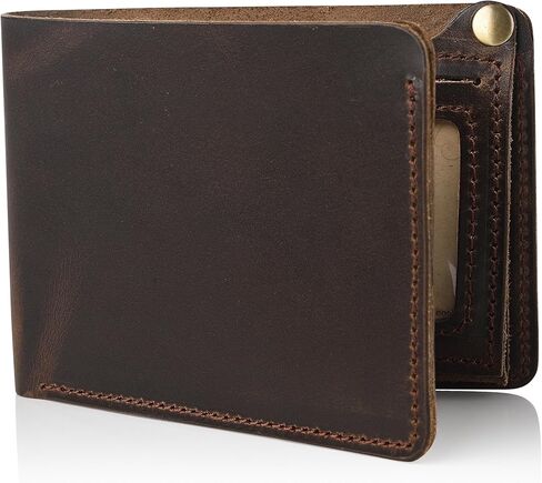 Secret Felicity Men’s Genuine Leather Bifold Wallet,Entirely Handmade (SF1001) in Saudi Arabia