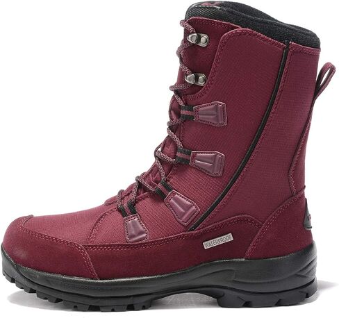 ROCKMARK Women's Waterproof Snow Boots Mid Calf Warm Winter Outdoor Footwear in Saudi Arabia