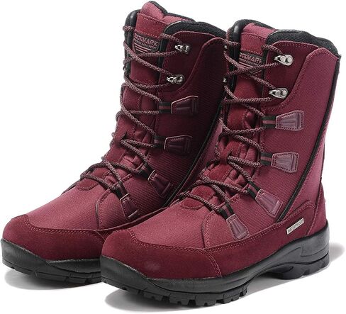 ROCKMARK Women's Waterproof Snow Boots Mid Calf Warm Winter Outdoor Footwear in Saudi Arabia