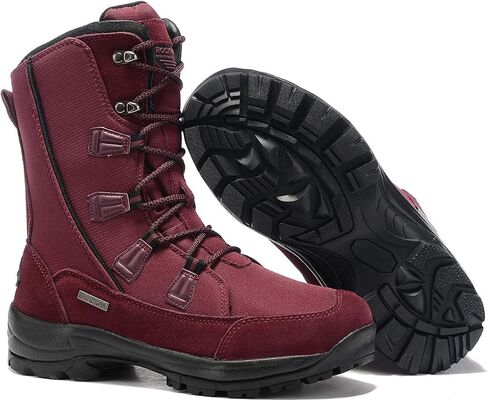 ROCKMARK Women's Waterproof Snow Boots Mid Calf Warm Winter Outdoor Footwear in Saudi Arabia
