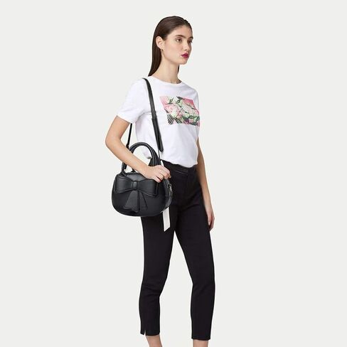 BAG WIZARD Girls Bowknot Handbag Purse Cute Leather Mini Shoulder Bag for Women Top-handle Totes Satchel in Kuwait