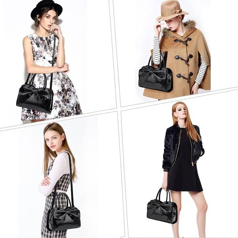 حقيبة يد نسائية من Nevenka مصنوعة من جلد البولي يوريثان بمقبض علوي وحقيبة كتف أنيقة للسيدات للحفلات للاستخدام اليومي in Kuwait