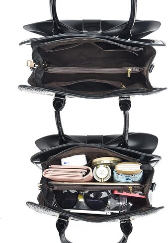 حقيبة يد نسائية من Nevenka مصنوعة من جلد البولي يوريثان بمقبض علوي وحقيبة كتف أنيقة للسيدات للحفلات للاستخدام اليومي in Kuwait