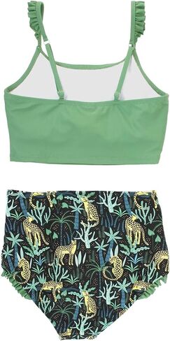 On Safari Rainforest Flutter High Waisted Bikini - 10 in Saudi Arabia