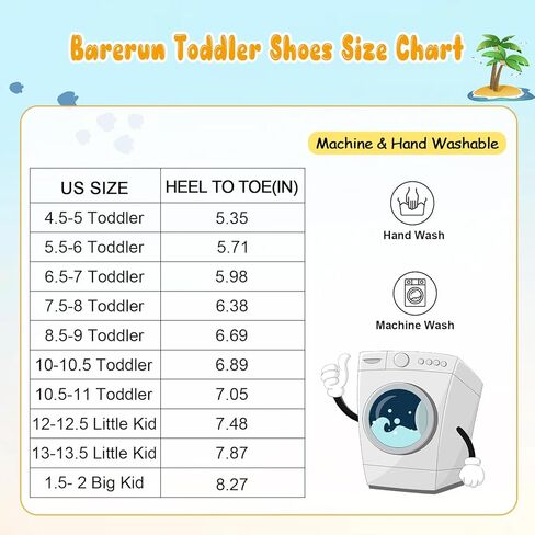أحذية رياضية للأطفال من BARERUN أحذية مائية حافية القدم للأطفال قابلة للتنفس أحذية مائية سهلة الارتداء سريعة الجفاف للسباحة على الشاطئ وحمام السباحة وركوب الأمواج خفيفة الوزن للفتيات والأولاد أحذية رياضية للمشي في الأماكن المغلقة والخارجية in Kuwait