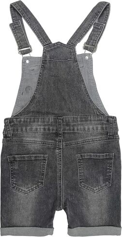 KIDSCOOL SPACE Girls Shorts, Baby Little Girls Stretchy Denim Shortalls in Saudi Arabia